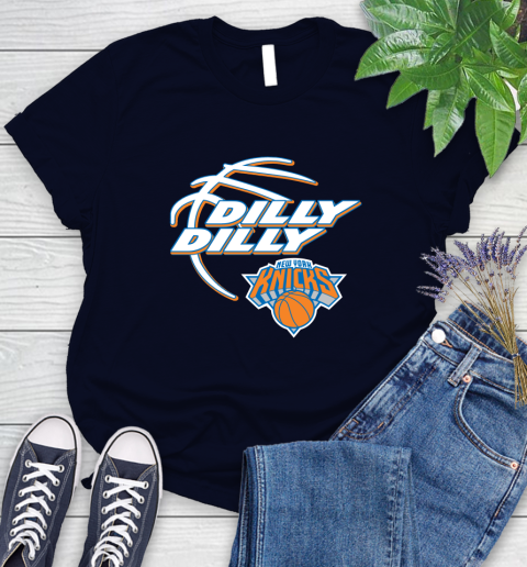 NBA New York Knicks Dilly Dilly Basketball Sports Women's T-Shirt 3