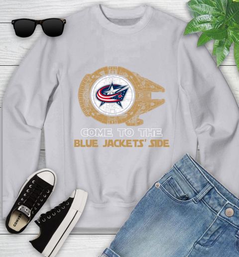 NHL Come To The Columbus Blue Jackets Wars Hockey Sports Youth Sweatshirt 3
