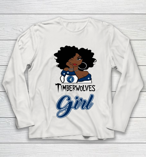 Minnesota Timberwolves Girl NBA Youth Long Sleeve 11