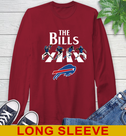 NFL Football Buffalo Bills The Beatles Rock Band Shirt Long Sleeve T-Shirt 9