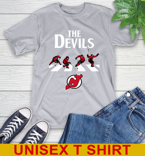 NHL Hockey New Jersey Devils The Beatles Rock Band Shirt T-Shirt 6 NHL Hockey New Jersey Devils The Beatles Rock Band Shirt T-Shirt - Image 6