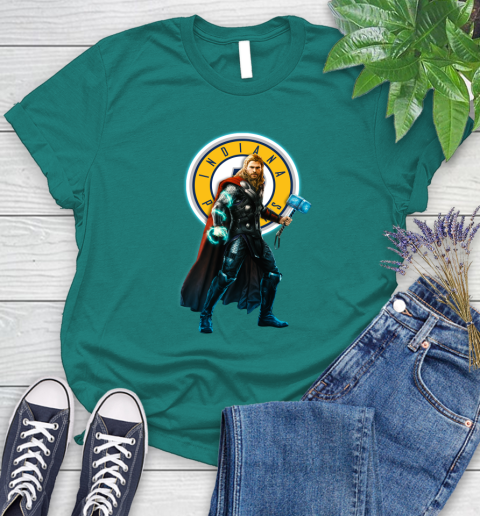 NBA Thor Avengers Endgame Basketball Indiana Pacers Women's T-Shirt 12