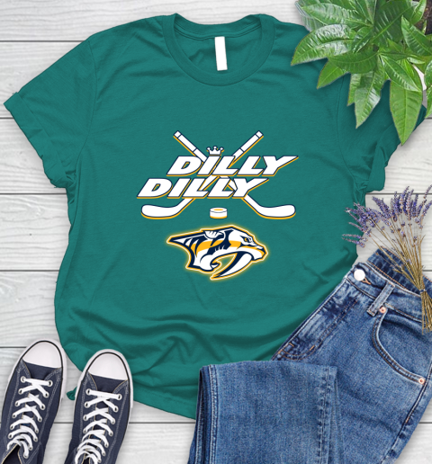 NHL Nashville Predators Dilly Dilly Hockey Sports Women's T-Shirt 12