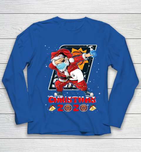 Phoenix Suns Funny Santa Claus Dabbing Christmas 2020 NBA Youth Long Sleeve 7