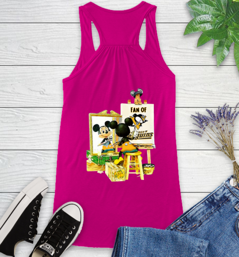 NHL Hockey Pittsburgh Penguins Mickey Drawing Shirt 41