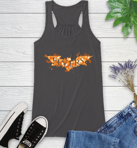 NHL Philadelphia Flyers Batman Logo DC Hockey Sports Shirts Racerback Tank 11