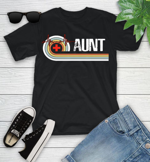 Nurse Shirt Vintage Retro Nurse Aunt Tee Funny Aunt Mother's Day Gift T Shirt Youth T-Shirt