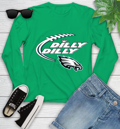 NFL Philadelphia Eagles Dilly Dilly Football Sports Youth Long Sleeve 6