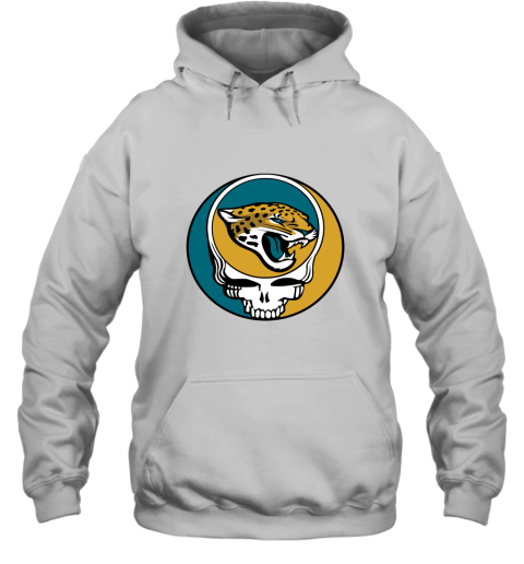NFL Team Jacksonville Jaguars x Grateful Dead Logo Band Hoodie