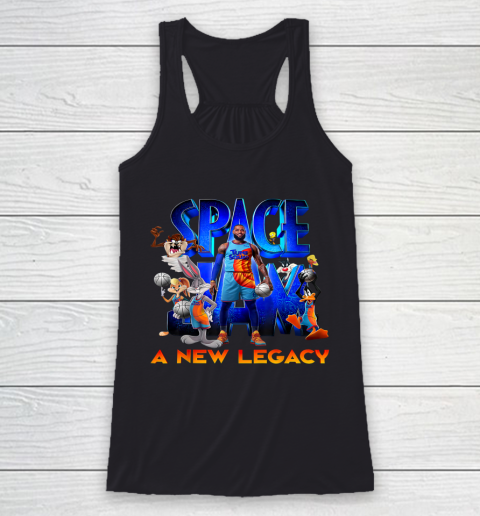 Movie Space Jam Legacy Tune Squad Basketball Racerback Tank