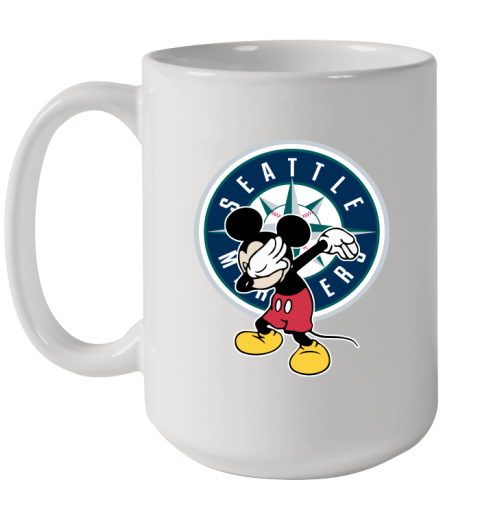 Seattle Mariners MLB Baseball Dabbing Mickey Disney Sports Ceramic Mug 15oz