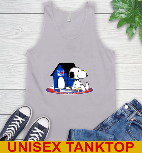 NHL Hockey New York Rangers Snoopy The Peanuts Movie Shirt Tank Top 4