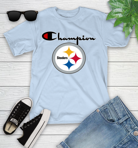 NFL Football Pittsburgh Steelers Champion Shirt Youth T-Shirt 5