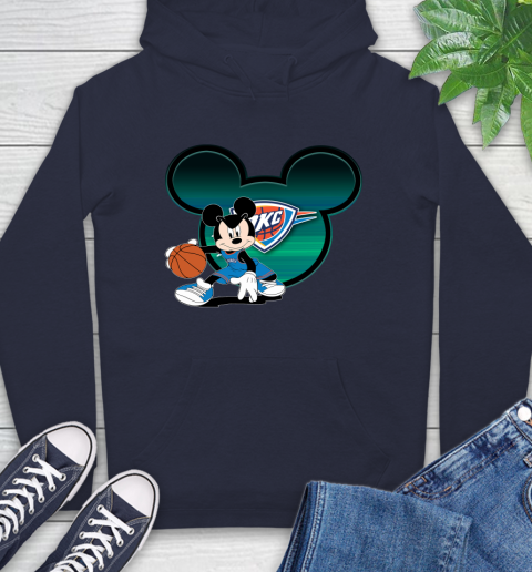 NBA Oklahoma City Thunder Mickey Mouse Disney Basketball Hoodie 4