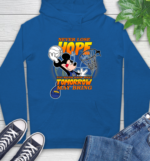 Golden State Warriors NBA Basketball Mickey Disney Never Lose Hope Hoodie 9