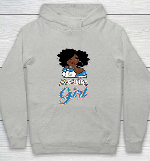 Miami Marlinss Girl MLB Youth Hoodie 2