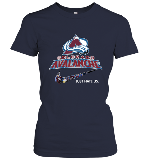 NHL Team Colorado Avalanche x Nike Just Hate Us Hockey Women's T-Shirt
