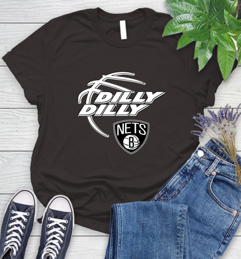 NBA Brooklyn Nets Dilly Dilly Basketball Sports Women's T-Shirt 8