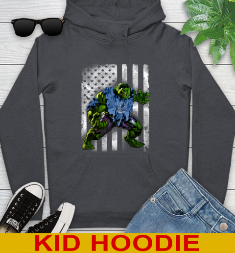 Memphis Grizzlies Hulk Marvel Avengers NBA Basketball American Flag Youth Hoodie 9