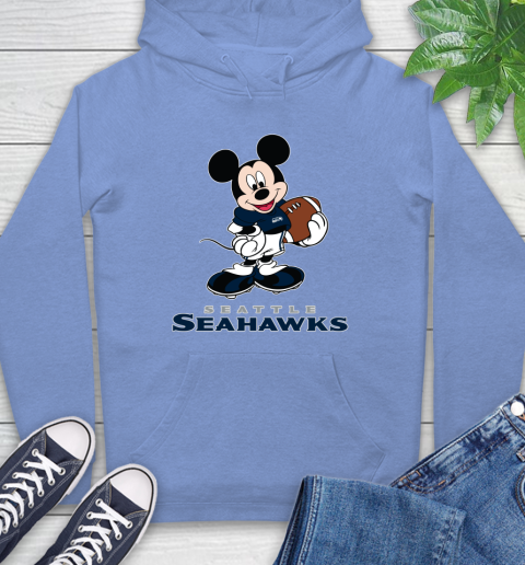 NFL Football Seattle Seahawks Cheerful Mickey Mouse Shirt Hoodie 12