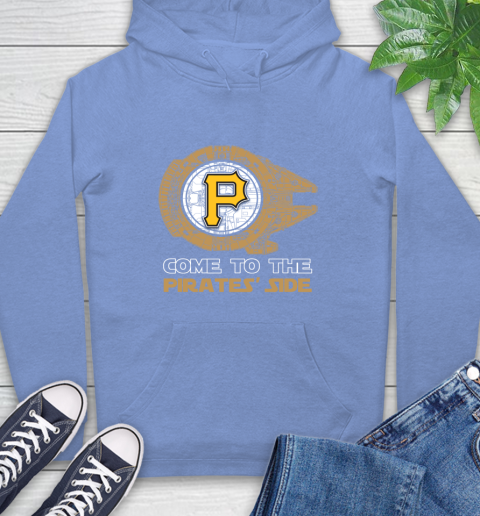 MLB Come To The Pittsburgh Pirates Side Star Wars Baseball Sports Hoodie 11