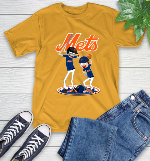 MLB New York Mets Rick And Morty Baseball 3