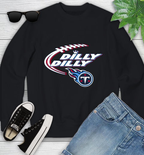 NFL Tennessee Titans Dilly Dilly Football Sports Youth Sweatshirt 2