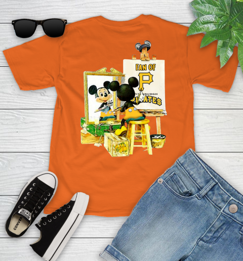 MLB Baseball Pittsburgh Pirates Mickey Drawing Shirt 101