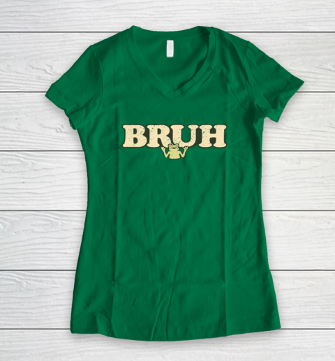 Bruh Women's V-Neck T-Shirt 3