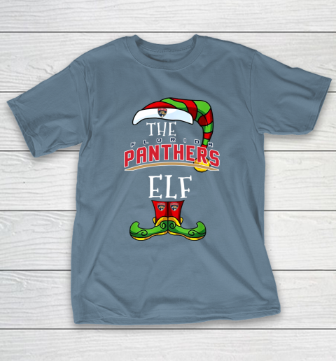 Florida Panthers Christmas ELF Funny NHL T-Shirt 6
