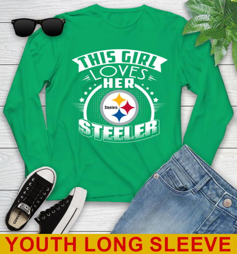 Pittsburgh Steelers NFL Football This Girl Loves Her Team 123