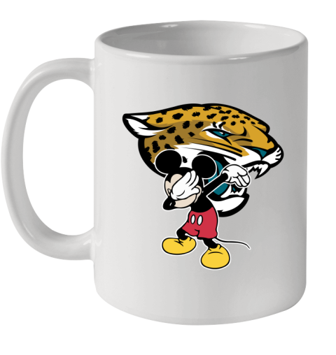 Jacksonville Jaguars NFL Football Dabbing Mickey Disney Sports Ceramic Mug 11oz