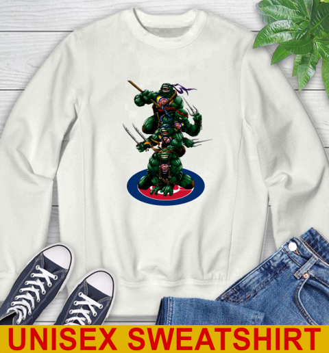 MLB Baseball Chicago Cubs Teenage Mutant Ninja Turtles Shirt Sweatshirt