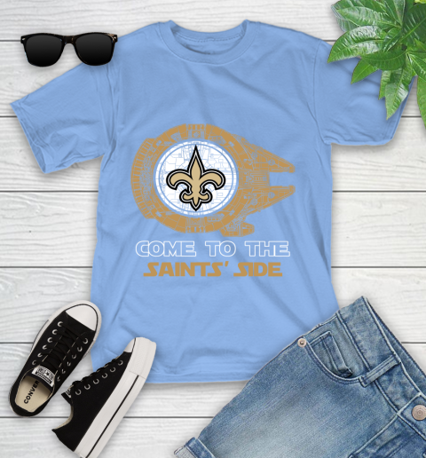 NFL Come To The New Orleans Saints Wars Football Sports Youth T-Shirt 15