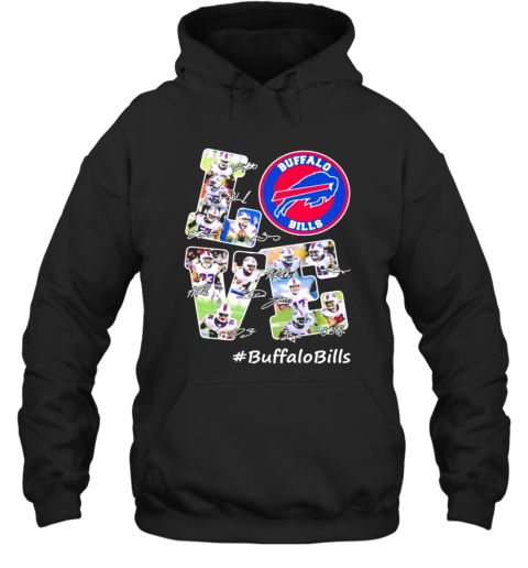 Love Buffalo Bills Signature Football Team Hoodie