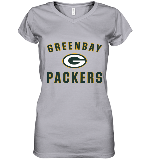 Green Bay Packers NFL Line by Fanatics Branded Gold Victory Women's V-Neck T-Shirt