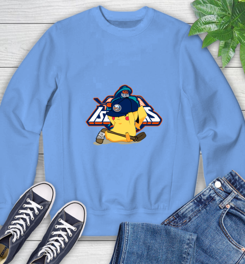 NHL Pikachu Hockey Sports New York Islanders Sweatshirt 11