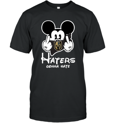 NHL Vegas Golden Knights Haters Gonna Hate Mickey Mouse Disney Hockey T Shirt