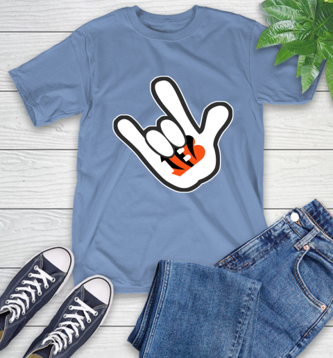 Cincinnati Bengals NFL Football Mickey Rock Hand Disney T-Shirt 11