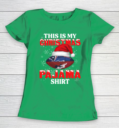 Houston Texans This Is My Christmas Pajama Shirt NFL Women's T-Shirt 5