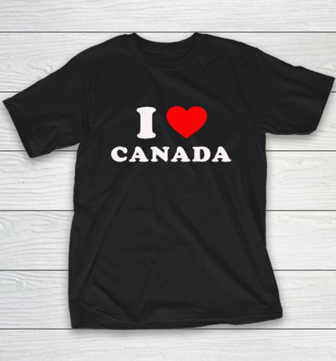 Elon Musk I Love Canada I Love Anal Youth T-Shirt