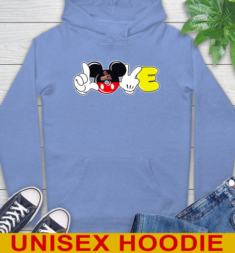 St.Louis Cardinals MLB Baseball Love Mickey Disney Sports Hoodie 11