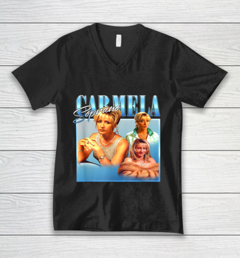 Carmela Soprano V-Neck T-Shirt