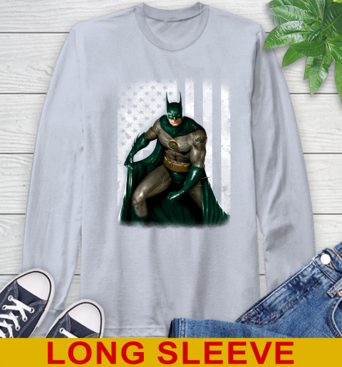 Minnesota Wild NHL Hockey Batman DC American Flag Shirt Long Sleeve T-Shirt 6