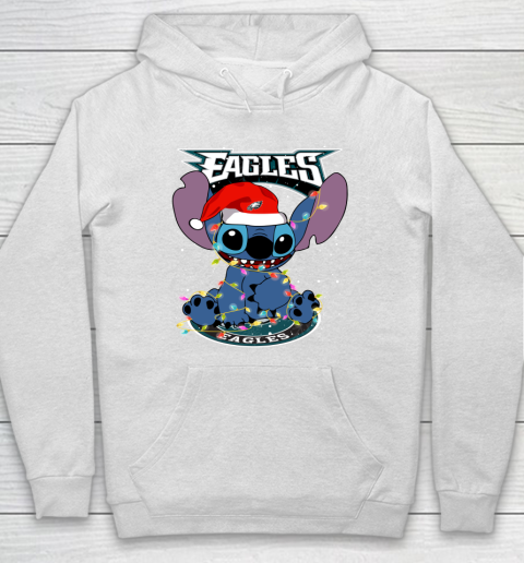 Philadelphia Eagles NFL Football noel stitch Christmas Hoodie