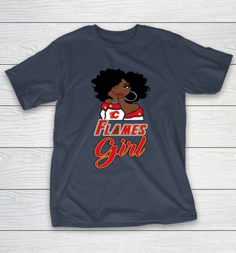Calgary Flames Girl NHL T-Shirt 4