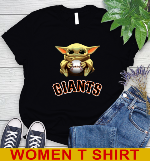 MLB Baseball San Francisco Giants Star Wars Baby Yoda Shirt 90
