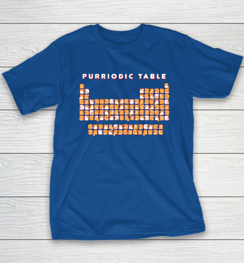 Purriodic Table Cat Funny Youth T-Shirt 6