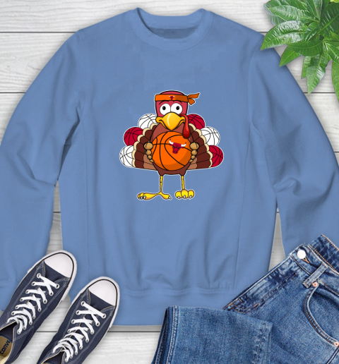 Chicago Bulls Turkey thanksgiving day Sweatshirt 11