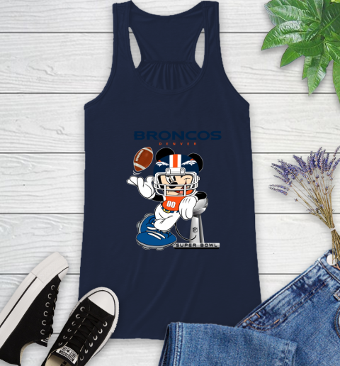 NFL Denver Broncos Mickey Mouse Disney Super Bowl Football T Shirt Racerback Tank 13 NFL Denver Broncos Mickey Mouse Disney Super Bowl Football T Shirt Racerback Tank - Image 13